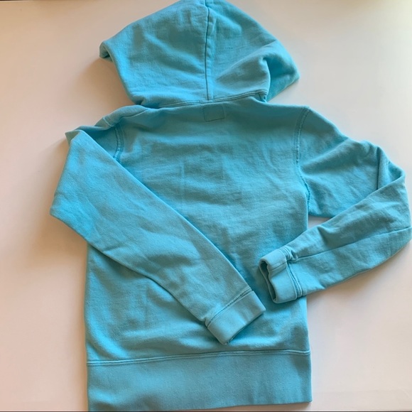 Roots Athletics Hoodie Zip Up Light Blue Sz S - Picture 5 of 9